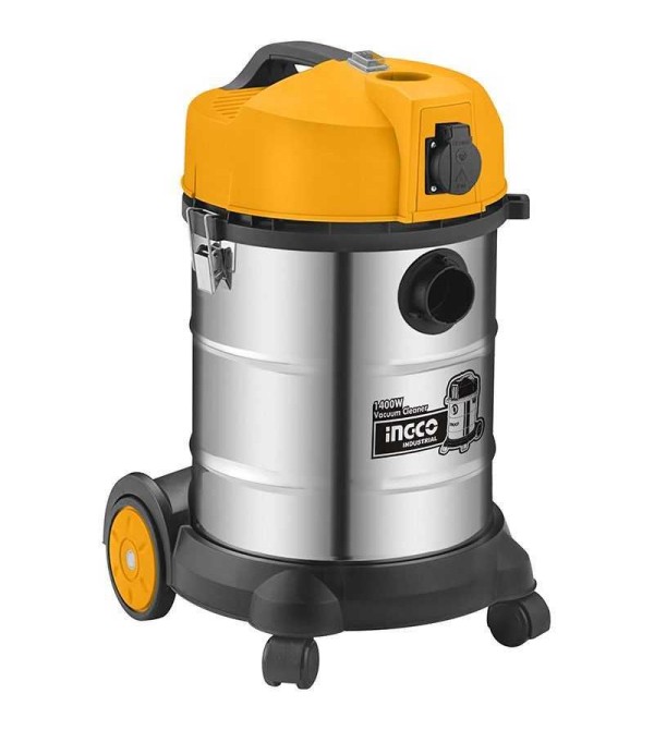 ASPIRADORA INGCO UVC14301 30LT 1400W 110V-120V ~ 60Hz METALICO-AMARILLO