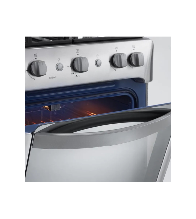 COCINA INDURAMA MILAN 4Q ZAFIRO CROMA