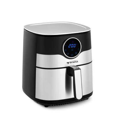 FREIDORA AIRE INNOVA IN-AIR FRIER DF 568 TOUCH INOXIDABLE 8LT NEGRO