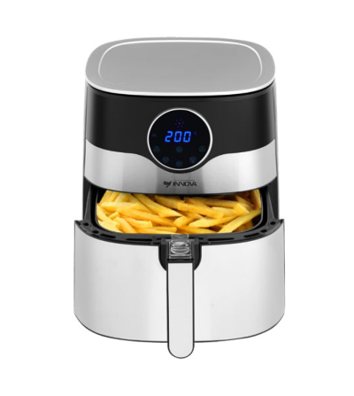 FREIDORA AIRE INNOVA IN-AIR FRIER DF 568 TOUCH INOXIDABLE 8LT NEGRO