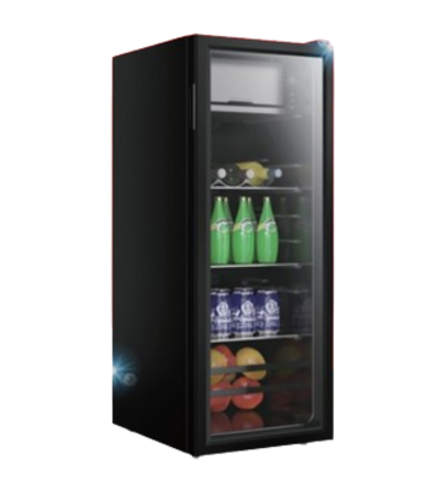 MINIBAR CONTINENTAL SC-112 PUERTA VIDRIO 112LT NEGRO