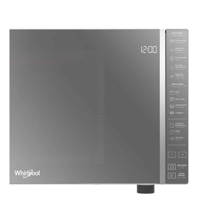 MICROONDAS WHIRLPOOL WM2811D DORADOR 30LT SILVER