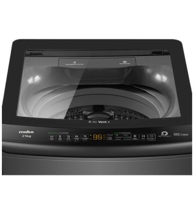 LAVADORA MABE LME1220WDGAB0 AUTOMATICA 21KG GRIS