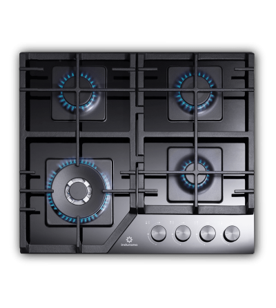 COCINA EMPOTRABLE INDURAMA EGI-604VDNE 4Q NEGRO