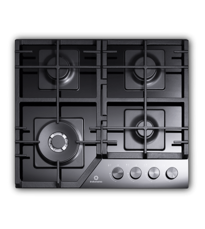COCINA EMPOTRABLE INDURAMA EGI-604VDNE 4Q NEGRO