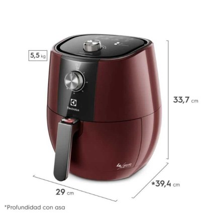 FREIDORA DE AIRE ELECTROLUX EAF31 4LT VINO