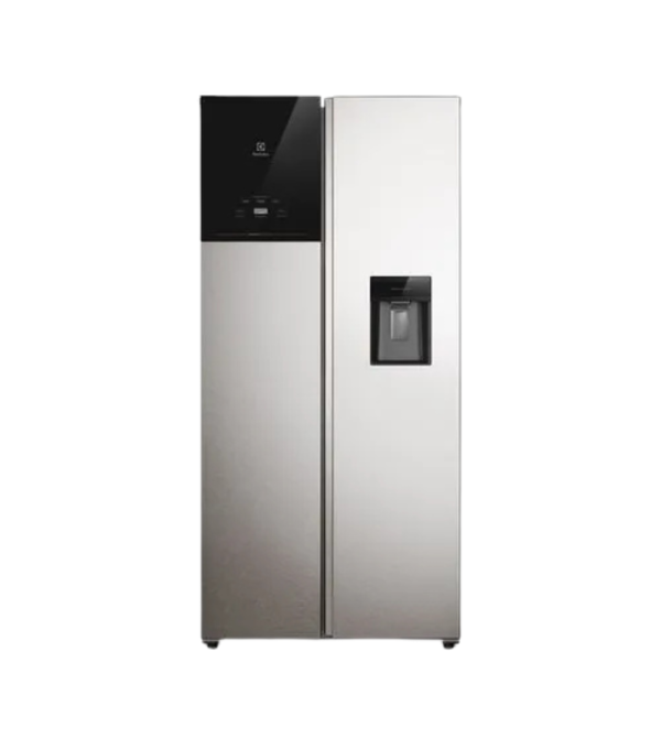 REFRIGERADORA ELECTROLUX ERS44F3Q5BI SIDE 430LT CROMA