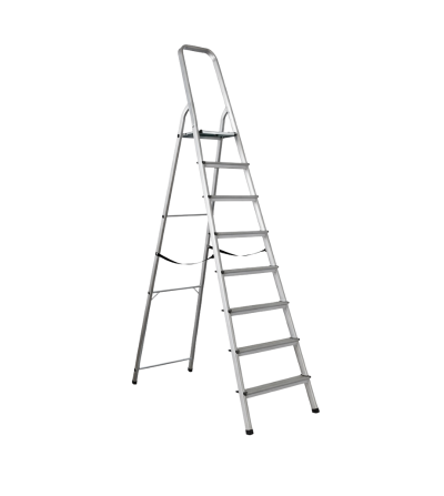 ESCALERA CENTURY 5876 ALUMINIO 8 GRADAS