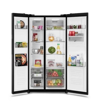 REFRIGERADORA ELECTROLUX ERS53F3Q5CB SIDE 419LT NEGRO 