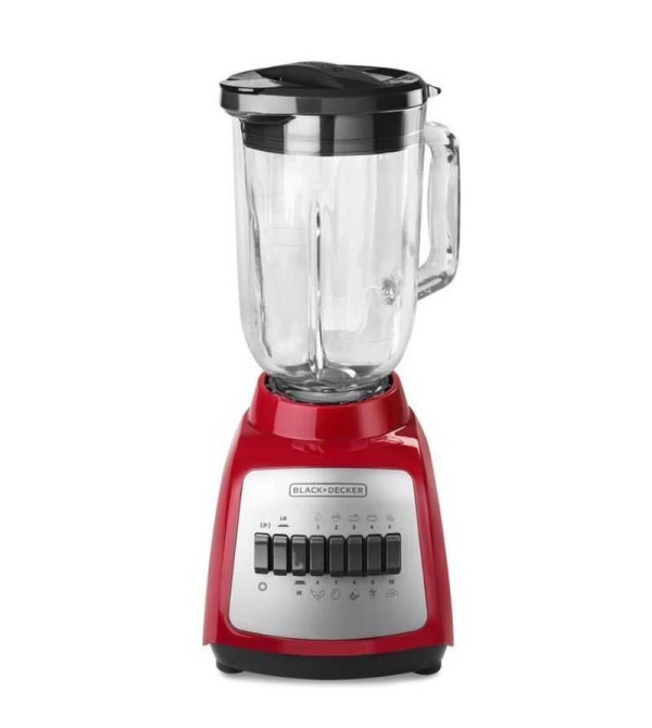 LICUADORA BLACK DECKER BLBD210GR ROJA 10V 550