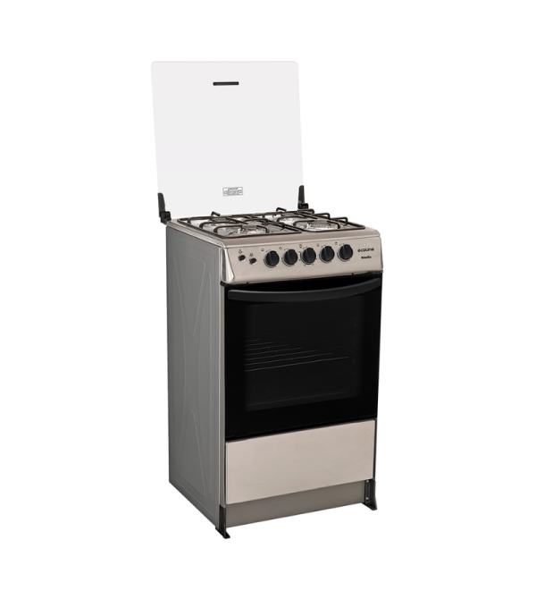 COCINA ECOLINE NOELIA 4Q CROMA INOX 