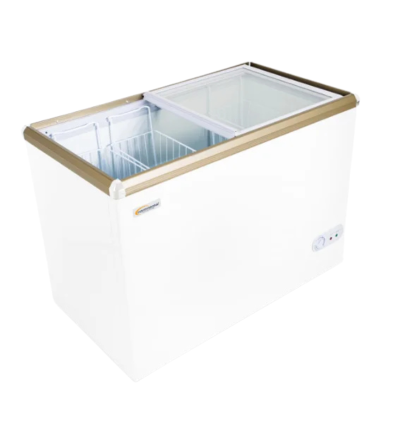 CONGELADOR CONTINENTAL SD-308Q TAPA VIDRIO 308LT BLANCO