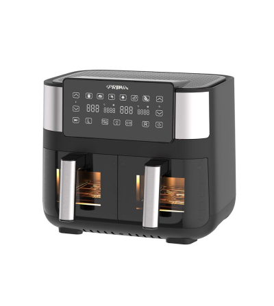 FREIDORA AIRE PRIMA AFD4006W 2 CESTA  4LT 1800W NEGRO