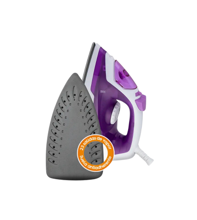 PLANCHA ANTIADHERENTE P/ROPA WARENHAUS IRWH101