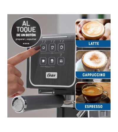CAFETERA OSTER BVSTEM6801M-013 PRIMALATTE TOUCH NEGRO