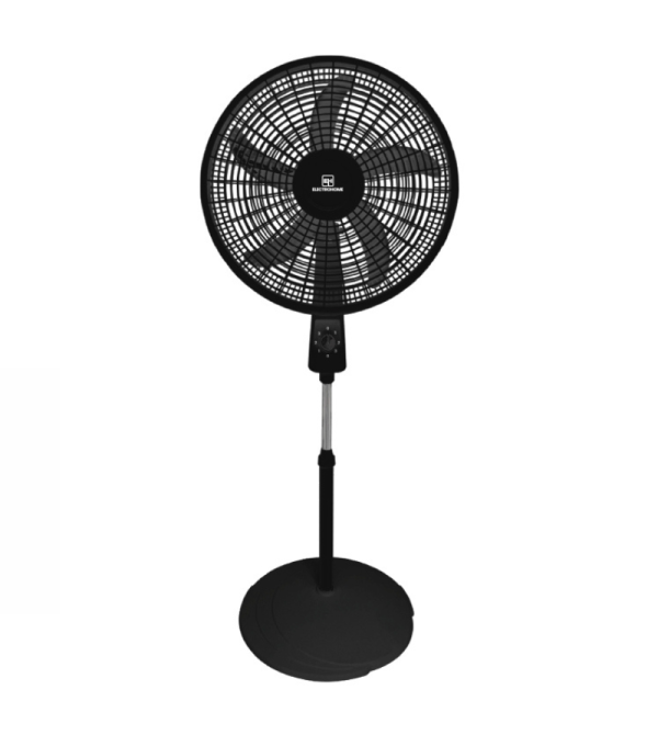 VENTILADOR ELECTROHOME SF-1871 PEDESTAL/PERILLA NEGRO 18"