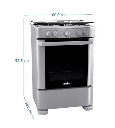 COCINA MABE EM6020SG1 4Q SILVER 