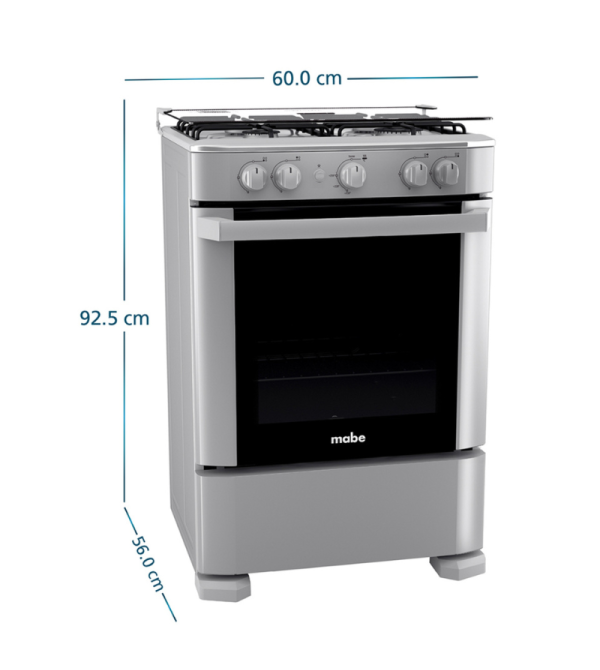 COCINA MABE EM6020SG1 4Q SILVER 