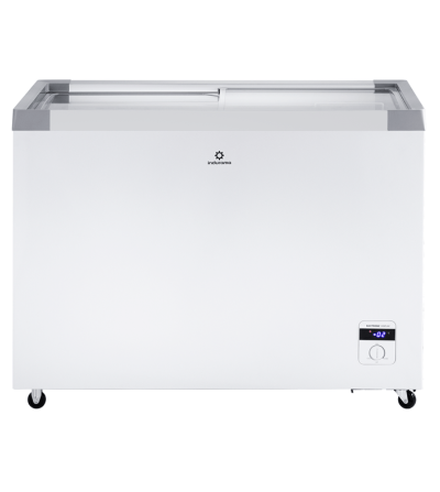 CONGELADOR INDURAMA CI-299 T/VIDRIO 306LT BLANCO