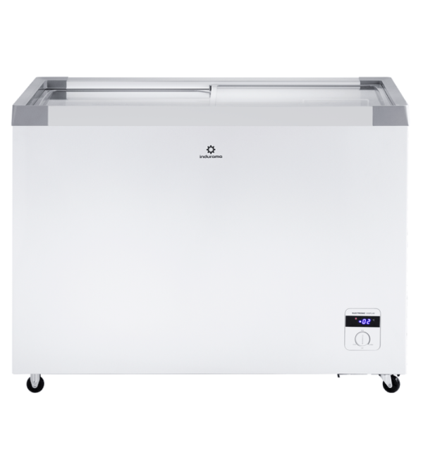 CONGELADOR INDURAMA CI-299 T/VIDRIO 306LT BLANCO
