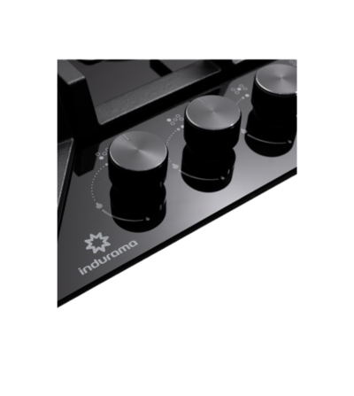 COCINA EMPOTRABLE INDURAMA EGI-755VDNE 5Q NEGRO