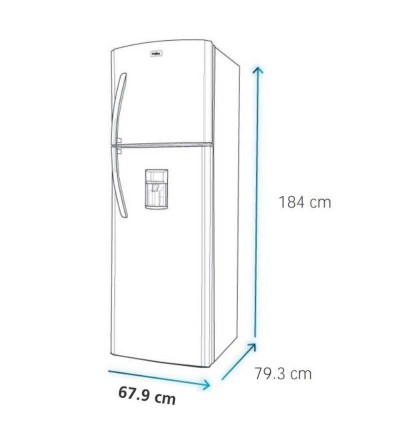 REFRIGERADORA MABE RMP438FJET NO FROST 438L CROMA 