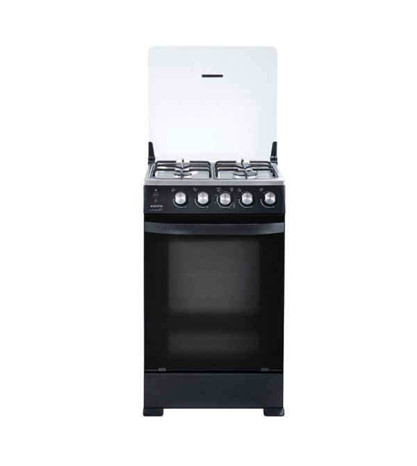COCINA ECOLINE LUCIANA 21" 4Q C/T NEGRO 