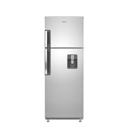 REFRIGERADORA WHIRLPOOL WRW32CKTWW TOP MOUNT C/DISPENSADOR 303LT CROMA