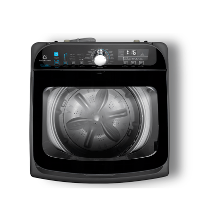 LAVADORA INDURAMA LRI-17DGR AUTOMATICA 17KG CROMA