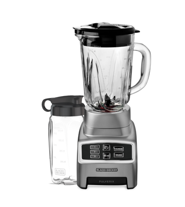 LICUADORA BLACK DECKER BL-1840MS PULVERIX 3 VELOCIDADES 700W CROMA