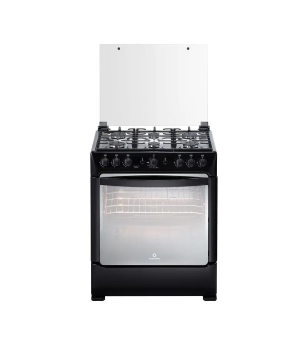 COCINA INDURAMA SORRENTO ZAFIRO MAXGRILL 6Q NEGRO