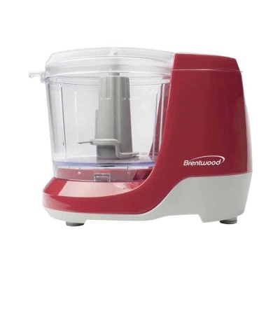 PROCESADOR ALIMENTOS BRENTWOOD MINI MC-109R ROJO