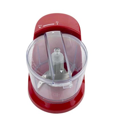 PROCESADOR ALIMENTOS BRENTWOOD MINI MC-109R ROJO
