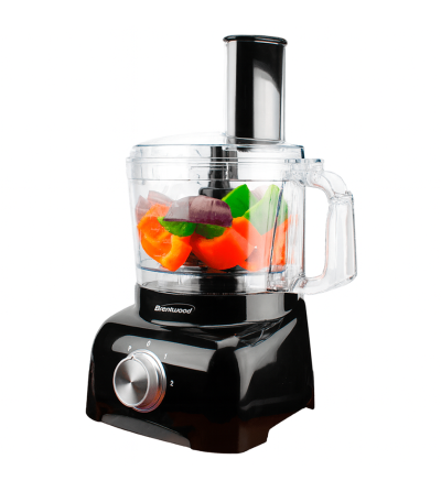 PROCESADOR ALIMENTOS BRENTWOOD FP-585BK 8TZ 2 VELOCIDADES NEGRO