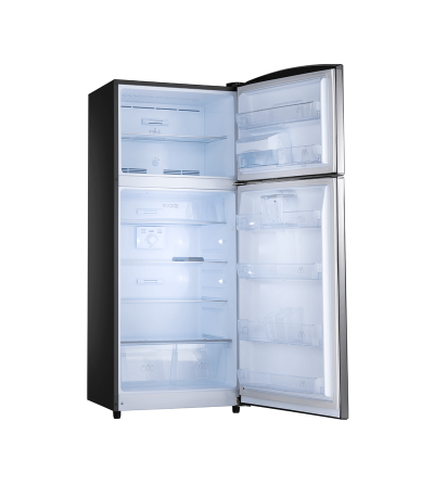 REFRIGERADORA INDURAMA RI-480 FRONTAL QUARZO 390 LT NEGRO