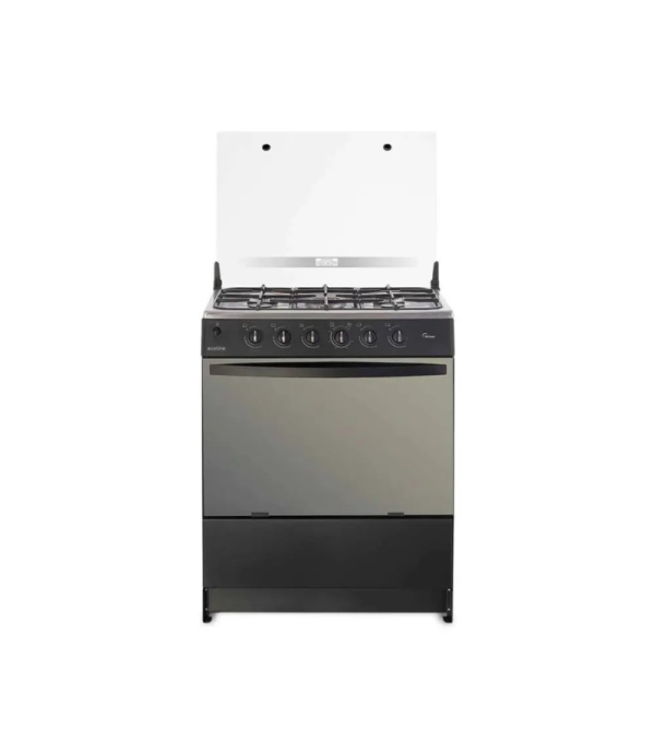 COCINA ECOLINE VENUS 5 Q 30" NEGRA