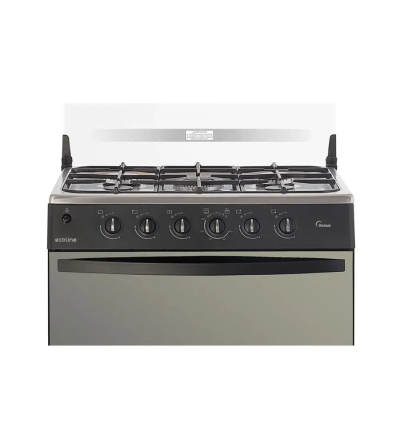 COCINA ECOLINE VENUS 5 Q 30" NEGRA