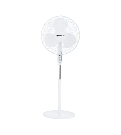 VENTILADOR STRONG AIR / ELECTROHOME FS 40-16JRG PEDESTAL/CONTROL BLANCO 16"