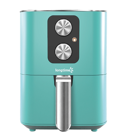 FREIDORA AIRE LONGTIME RA420M VENTANA TRANSPARENTE 4LT TURQUESA