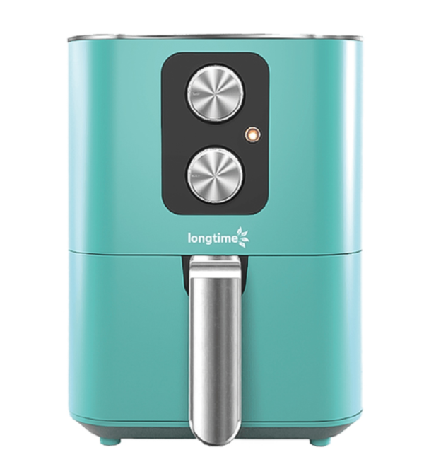 FREIDORA AIRE LONGTIME RA420M VENTANA TRANSPARENTE 4LT TURQUESA