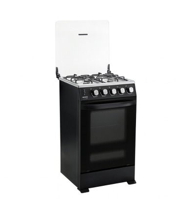 COCINA ECOLINE LUCIANA 4Q C/T NEGRO