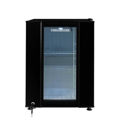 MINIBAR CHALLENGER CR089 PUERTA VIDRIO 49L NEGRO