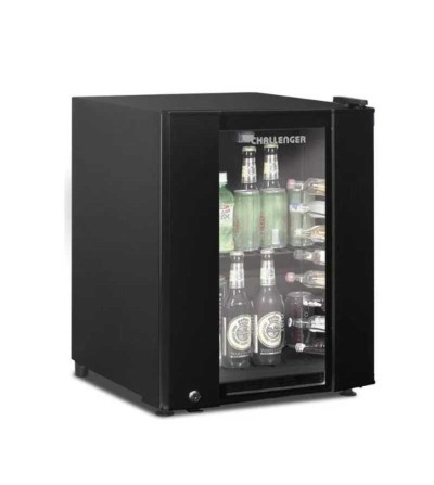 MINIBAR CHALLENGER CR089 PUERTA VIDRIO 49L NEGRO