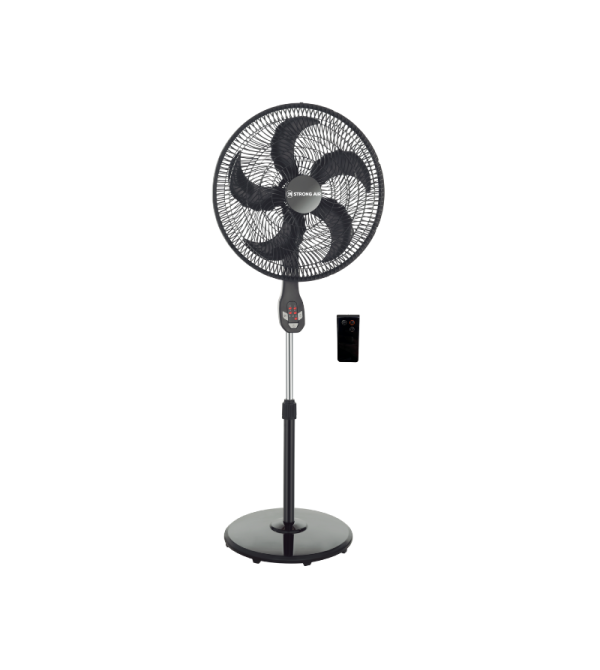 VENTILADOR STRONG AIR / ELECTROHOME FS45-20UR PEDESTAL/CONTROL NEGRO 18"