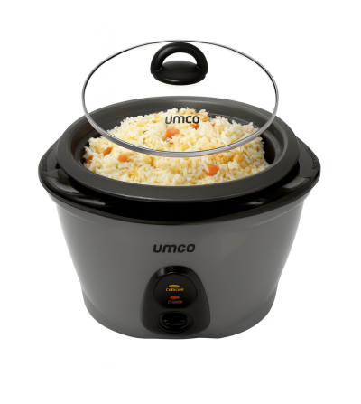 OLLA ARROCERA UMCO 0649 CON VAPORERA 1.8LT GRIS