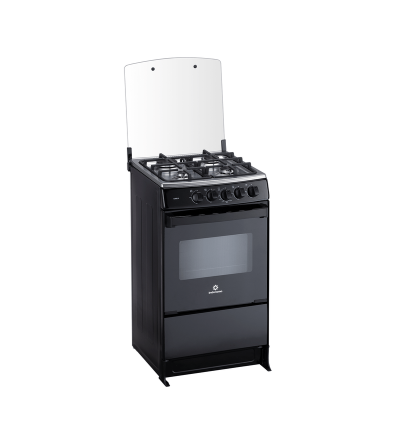 COCINA INDURAMA CANELA PLUS 4Q NEGRO