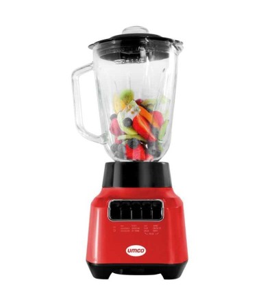 LICUADORA UMCO 0638 PULSE MIX 1.5L ROJA