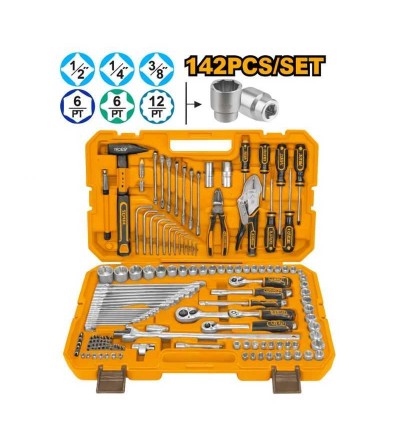 JUEGO DE HERRAMIENTAS INGCO HKTHP21421 142PCS
