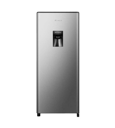 REFRIGERADORA HISENSE HS-RLH23D1WKDD FROST TOP MOUNT C/DISPENSADOR 179 LT PLATA