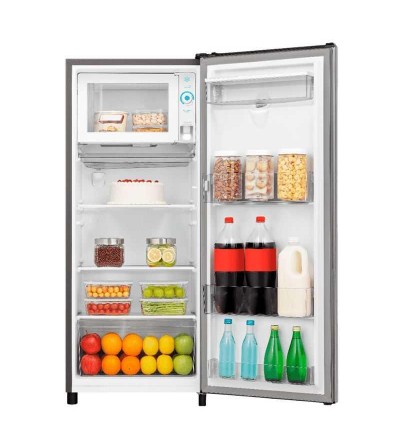 REFRIGERADORA HISENSE HS-RLH23D1WKDD FROST TOP MOUNT C/DISPENSADOR 179 LT PLATA